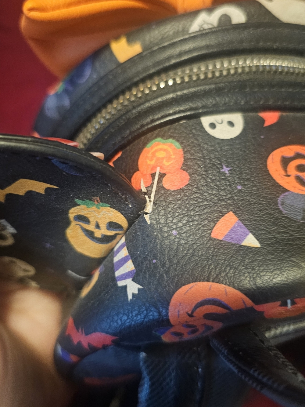 Loungefly-Disney Mini Backpack With Halloween Print - Picture 4 of 4